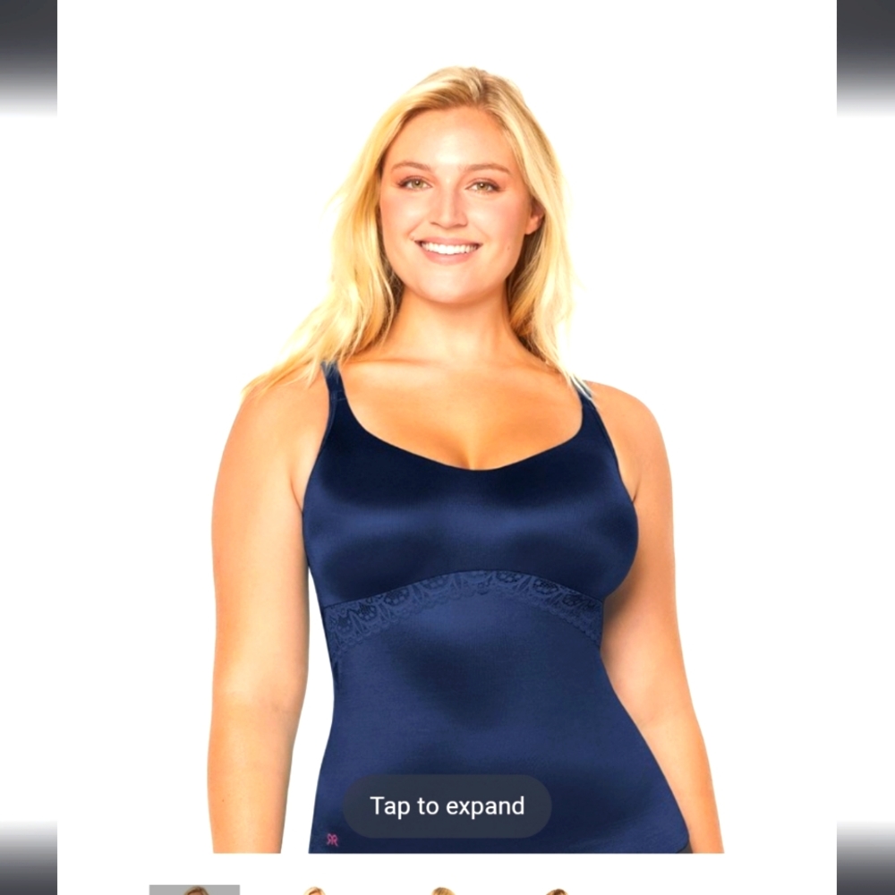 Ruby Ribbon Blue Lace Cami